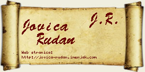 Jovica Rudan vizit kartica